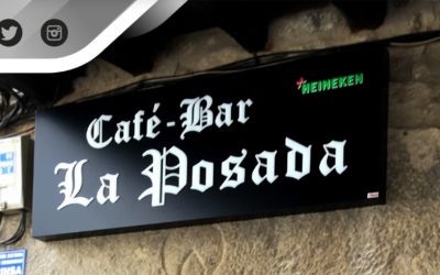 Rótulo «Cafe-Bar La Posada»